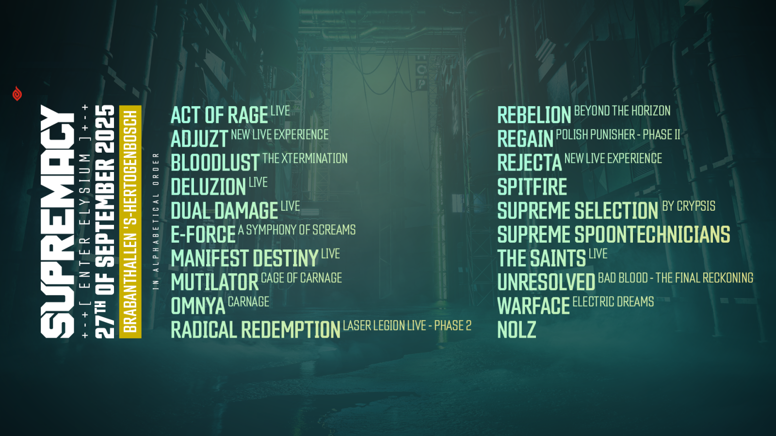 Supremacy 2025 | Enter Elysium