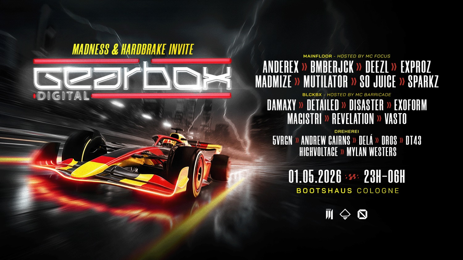 Madness X Hardbrake invite: Gearbox