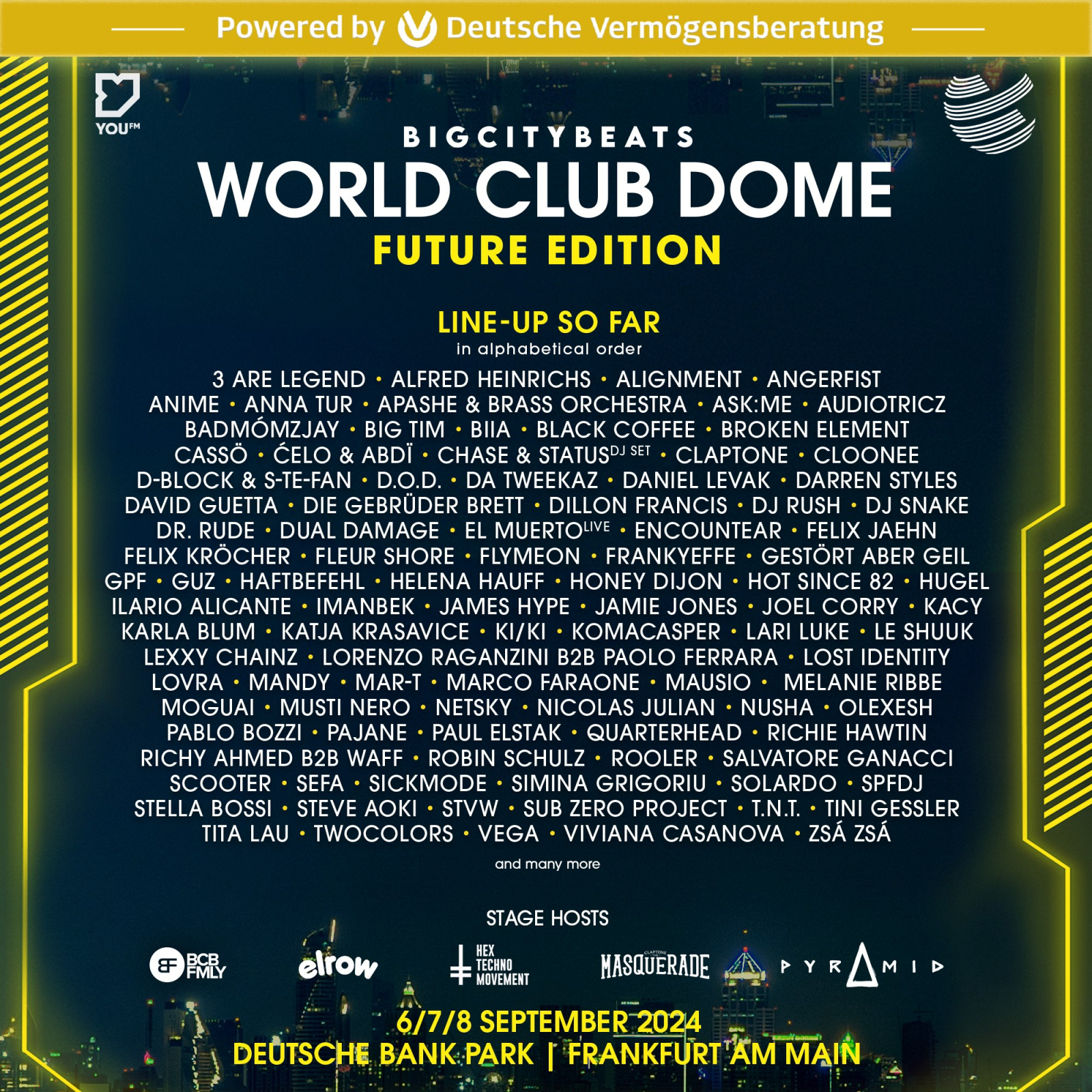 World Club Dome spoils Germany with line-up for 3-day festival ...